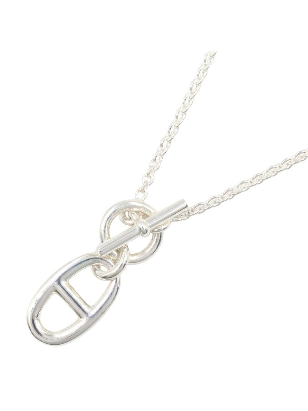 Hermes Chaine D'Ancre Amulette Necklace #361522H95B